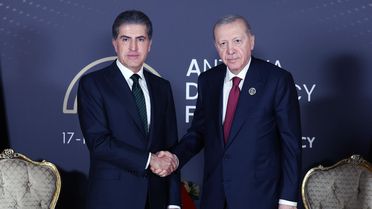 Cumhurbaşkanı Erdoğan, Neçirvan Barzani'yi Kabul Etti