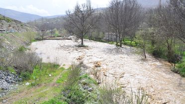 Yahyalı'da Sağanak Sel Oluşturdu