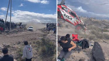 Arjantin’de ralli Faciası: Araç seyircilerin arasına daldı