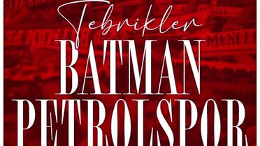Cumhurbaşkanı Erdoğan'dan Batman Petrolspor'a tebrik mesajı