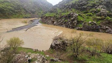 Hakkari'de Sel Yolu Kapattı