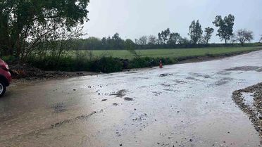 Düziçi'nde Sağanak Yağış Hayatı Olumsuz Etkiledi