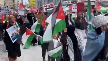 Ereğli'de Gazze İçin Yürüyüş