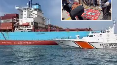 İstanbul'da Panama bandıralı gemide 106 kilogram kokain ele geçirildi