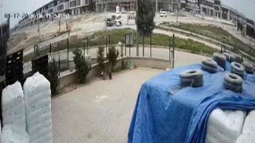 Konya'da Kavşakta Takla Atan Minibüs