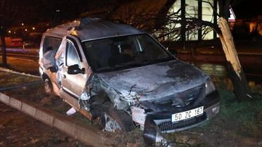 Alkollü Sürücü Kazadan Kaçmaya Çalıştı