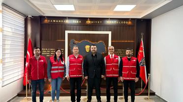 Kızılay’dan Samandağ İlçe Emniyet Müdürü Nacioğlu’na ziyaret