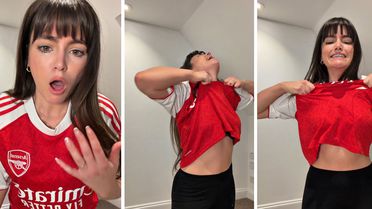 Manchester City'e kaybeden Arsenal taraftarı bir kadın sinir krizi geçirdi
