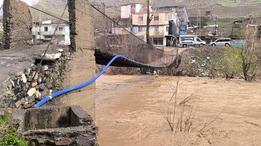 Şırnak'ta Sağanak Yağış Sel Tehlikesi Yarattı
