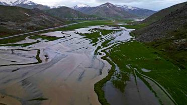 Güzeldere Menderesleri Göl Oldu