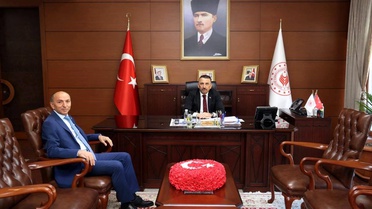 Hasan Keskin Vali'yi Ziyaret Etti