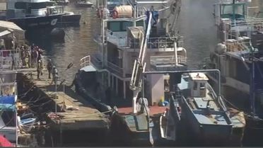 Sarıyer'de Balıkçı Teknesinde Yangın