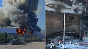 Ankara'da boya fabrikasında yangın: Bir işçi hayatını kaybetti