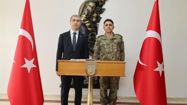 Vali Naci Aktaş’tan mühimmat birliklerine ziyaret