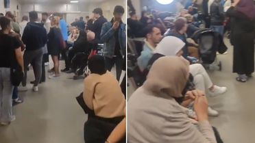 Beylikdüzü Devlet Hastanesi acil servisindeki yoğunluk dikkat çekti