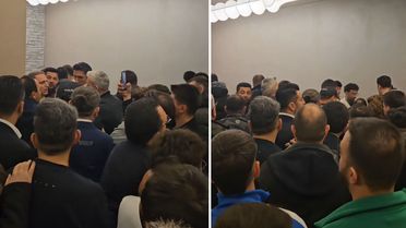 Bir taraftarın Sadettin Saran'a istifa çağrısı yapmasının ardından kavga çıktığı iddia edildi