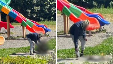 Çocuk parkında akılalmaz görüntü: Herkesin gözü önünde öldürdüğü kediyi pişirmeye çalıştı!