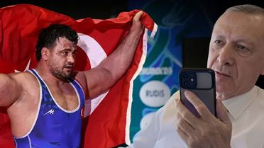 Cumhurbaşkanı Erdoğan'dan 13. kez Avrupa şampiyon olan Rıza Kayaalp'e telefon