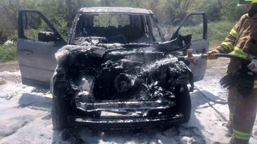 Gönen'de Araç Yangını: Araç Kullanılamaz Hale Geldi