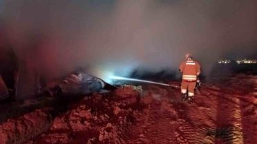 Hatay'da Yangında İnşaat İşçisi Hayatını Kaybetti