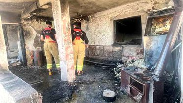 Afşin'de Ev Yangını: 4 Kişi Dumandan Etkilendi