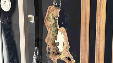 Burdur'da inşaat halindeki apartmana zarar veren şahıslar yakalandı