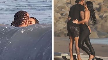 Kim Kardashian ve Lewis Hamilton, sörf yaparken aşk tazeledi
