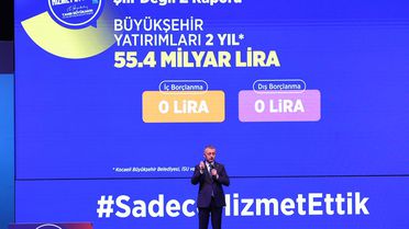 Kocaeli Büyükşehir Belediyesi’nin 2 yıllık Z raporu: 55 milyar liralık yatırım, 0 lira borçlanma