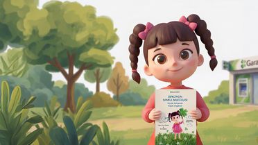 Öykü’ye İlham Garanti BBVA’nın Şubesinde Geldi! Garanti BBVA, şube ziyaretinde bulunan bir ilkokul öğrencisinin yazdığı kitabı çocuklara hediye ediyor