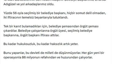 Özgür Özel: Bu düzeni değiştirene kadar durmayacağız