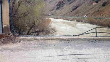 Hakkari'deki Köprü Hasar Gördü