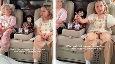 Antalyasporlu van de Streek’in kızı, İstiklal Marşı'nı ezbere okudu