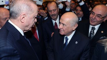Bahçeli ile sohbet eden Erdoğan'dan 'yağmur' sorusuna dikkat çeken yanıt