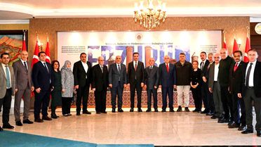 Erzurum Kent Konseyi'nden Vali Aydın Baruş'a ziyaret