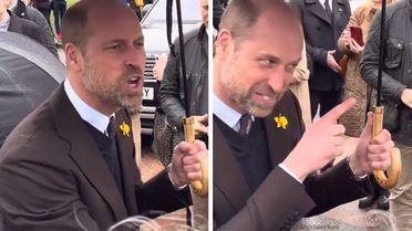 Galatasaraylı taraftar, Prens William'ı şaşkınlığa uğrattı