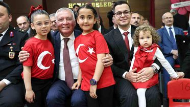 Honaz'da 23 Nisan'da coşku ve hüzün bir arada yaşandı