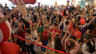 Isparta Belediyesi'nin 23 Nisan etkinliğinde renkli görüntüler