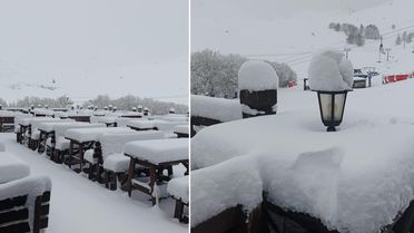 Mayıs ayına günler kala kış geri döndü! Tam 1 metre kar var