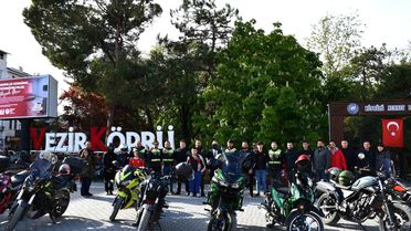 Vezirköprü'de 23 Nisan'da motosiklet korteji