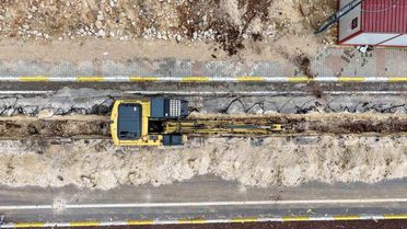 Mardin'de bir mahallede daha atıksu hattı döşeme çalışması tamamlandı