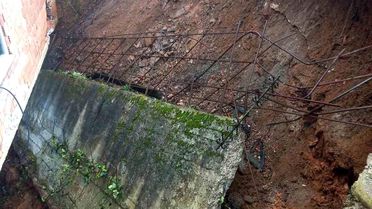 Trabzon'da şiddetli yağış heyelanlara neden oldu