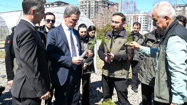 Erzurum'da 109 milyon fidan toprakla buluşturuldu