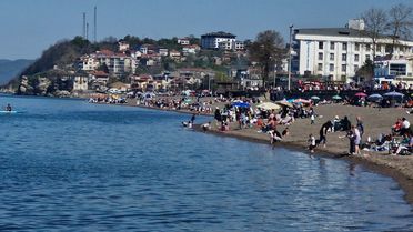 Çuhallı Plajı'nda Hafta Sonu Keyfi