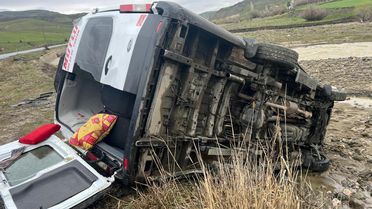 Muş'ta Minibüs Kazası: 16 Yaralı