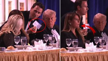 Trump'ın yemeğindeki saldırı kurgu muydu? Kart detayı dikkat çekti