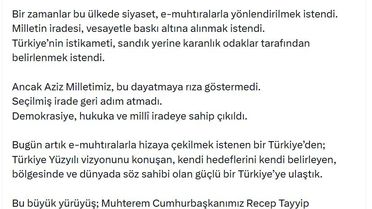 Bakan Çiftçi'den '27 Nisan e-muhtıra' mesajı