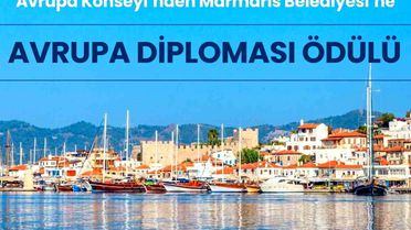 Marmaris Belediyesi'ne Avrupa'dan prestijli ödül