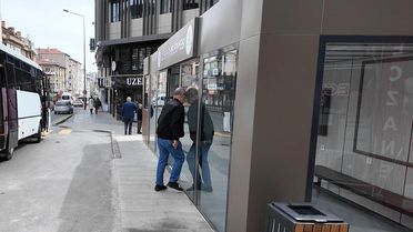 Nevşehir'de akıllı durak kazası kameralara yansıdı