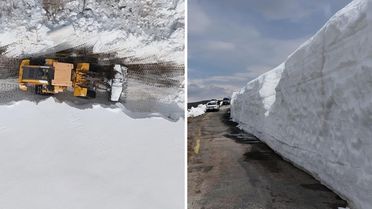 Ordu'da nisan sonunda 4 metre kar
