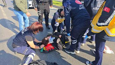 Öğrenci Trafik Kazasında Yaralandı